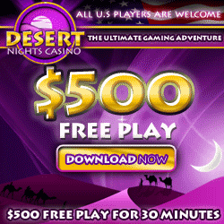Download and Play at Desert Nights Casino