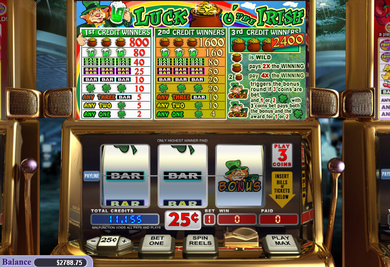 Play Luck O' the Irish Slots now!