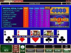 Play Double Joker Poker now!
