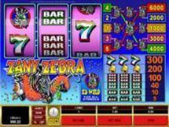 Play Zany Zebra Slots now!